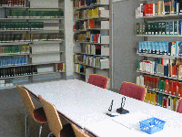 Leseraum der Bibliothek