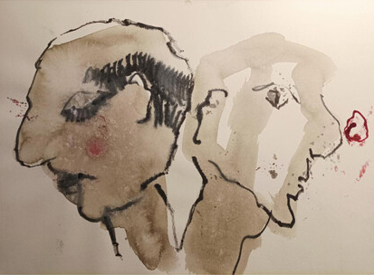 Elke Almut Dieter, lass ein laecheln doch darueber huschen, kunstausstellung